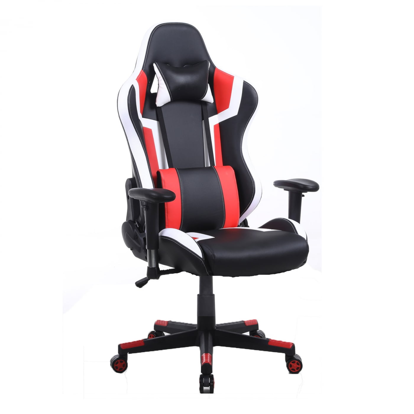 Gamestoel Tornado bureaustoel - ergonomisch verstelbaar - gaming stoel - zwart rood - Meubel Plein