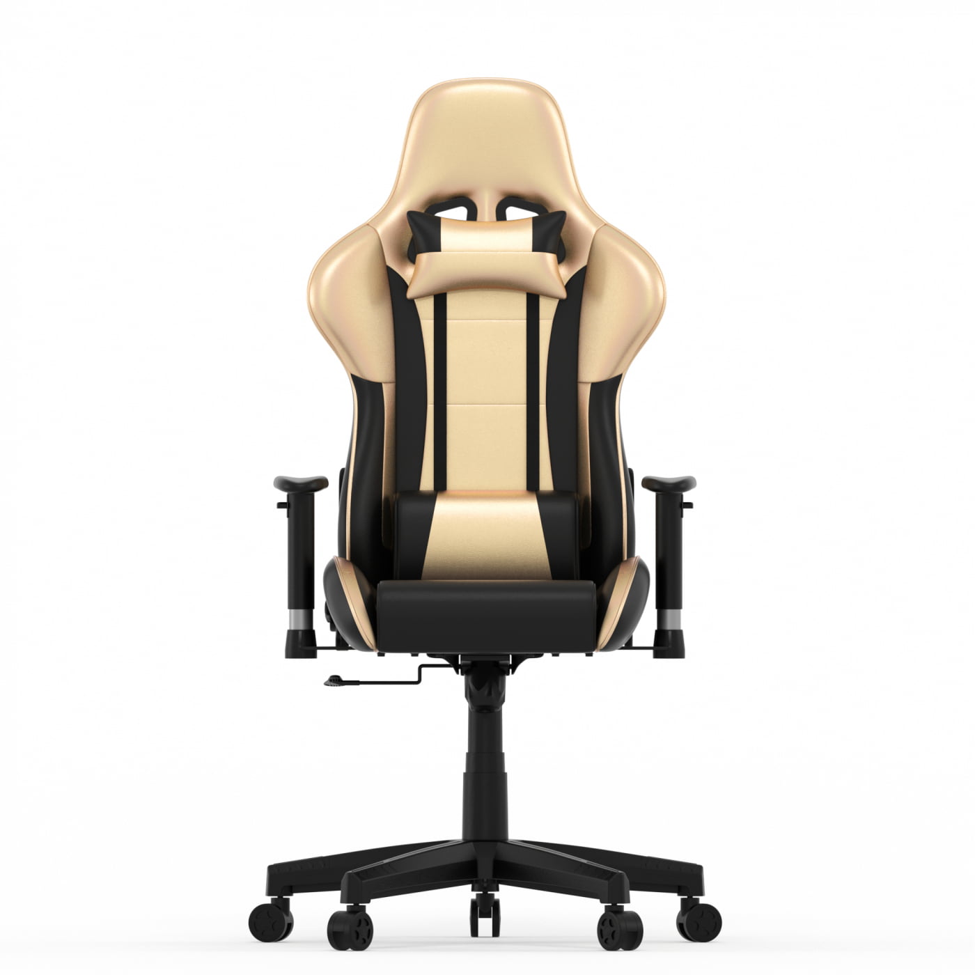 Gamestoel GoldGamer deluxe bureaustoel - racing gaming stoel - zwart - Meubel Plein