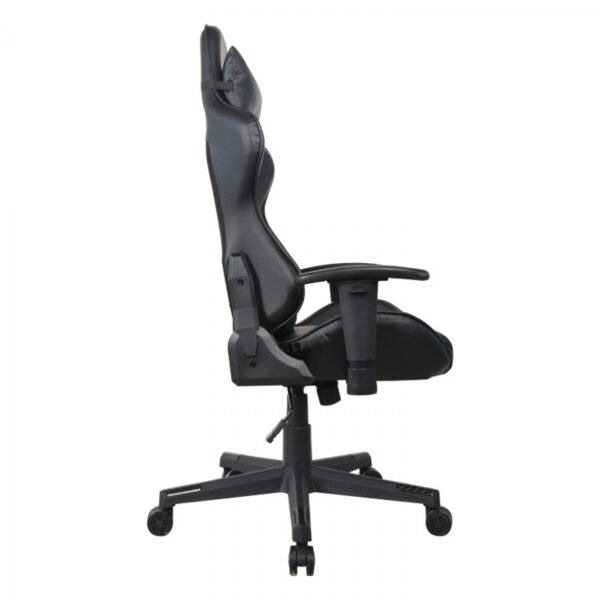 Bureaustoel gamestoel Thomas - racing gaming stijl stoel - ergonomisch - zwart design - Afbeelding 4