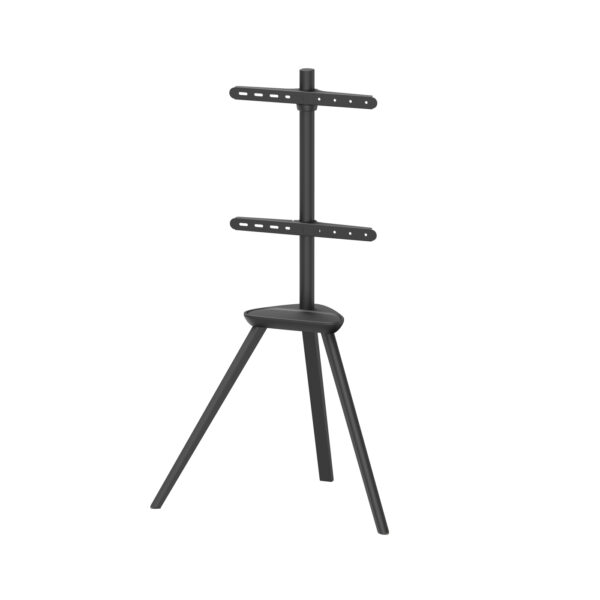 VDD TV Standaard - Vloerstandaard - Studio Statief - Schildersezel Design - Tot 65 inch - Zwart - Afbeelding 4